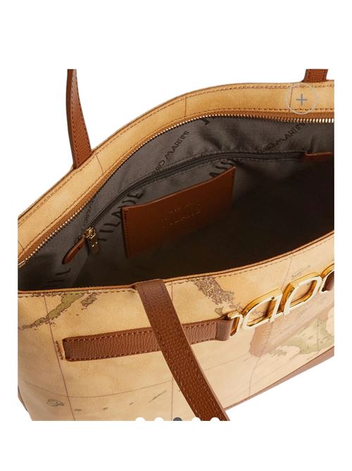 ALVIERO MARTINIshopper con inserti castagna 1 CLASSE ALVIERO MARTINI | LB03 G611CASTAGNA